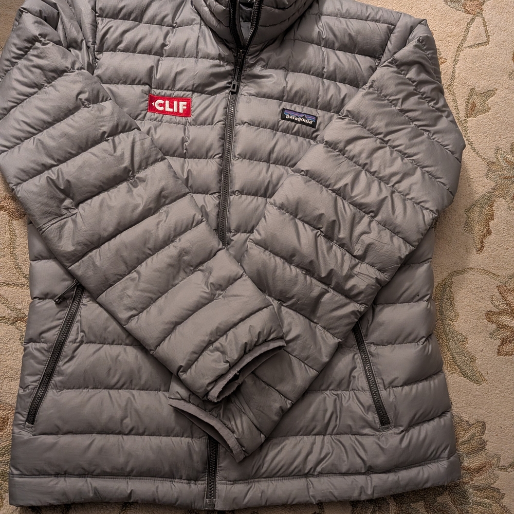 Patagonia Light Gray Quilted Jacket